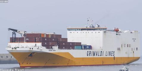 Berge Bulk ship fitted with Anemoi rotor sails